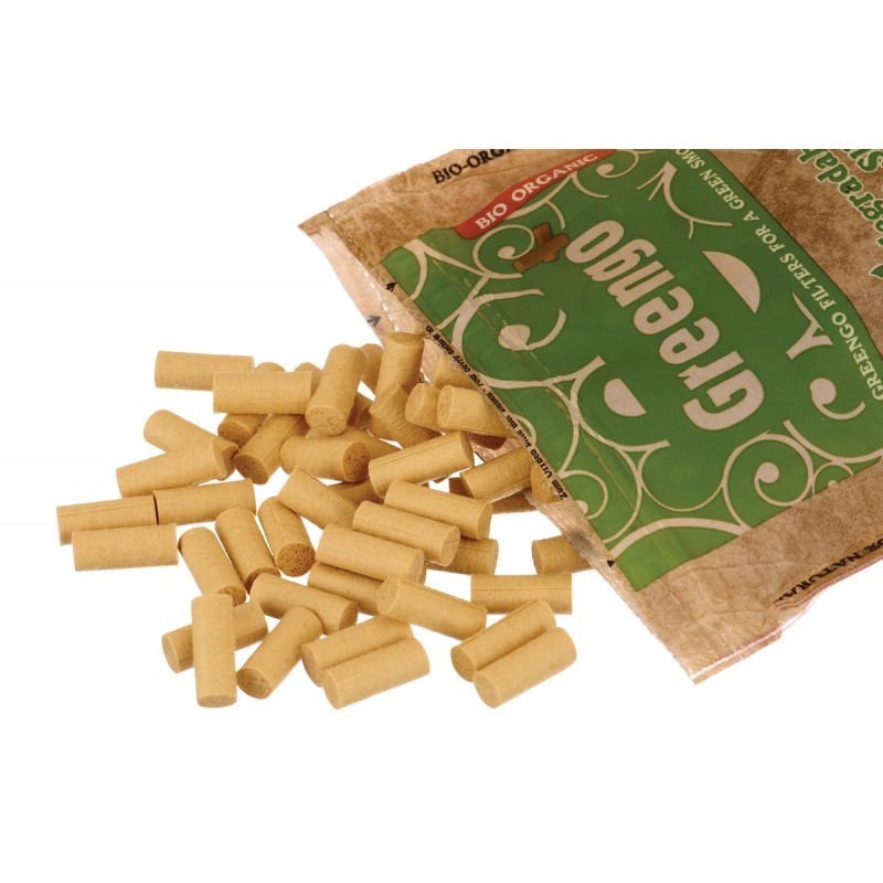 Greengo Organic 6mm Filters 200 pcs Buy your Cigars, Cigarettes and